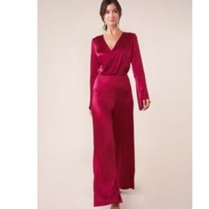 Emiliea Bell Sleeve Wide Leg Jumpsuit